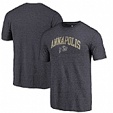 Navy Midshipmen Fanatics Branded Navy Hometown Arched City Tri Blend T-Shirt,baseball caps,new era cap wholesale,wholesale hats